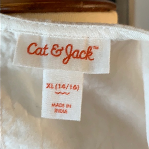 Target Eyelet Flounce Ruffle Blouse XS/S - Picture 6 of 7